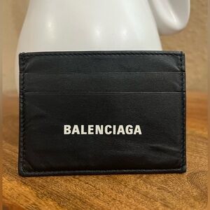BALENCIAGA BLACK CARD HOLDER